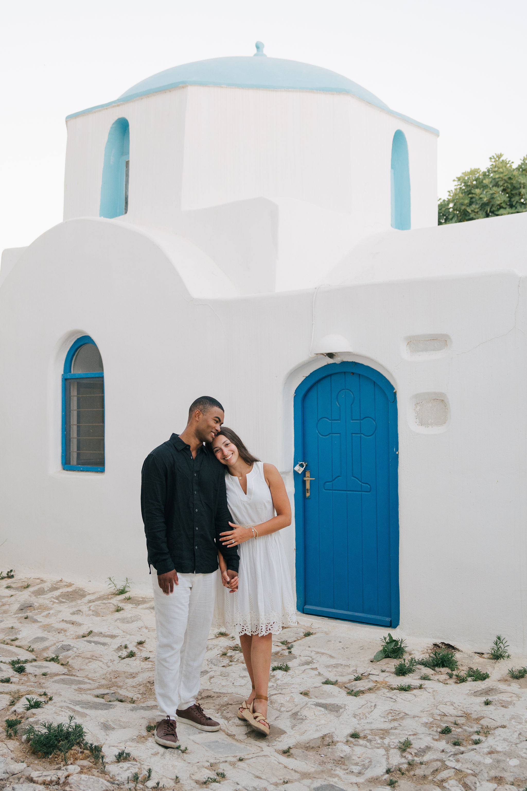 Antiparos surprise proposal photoshoot