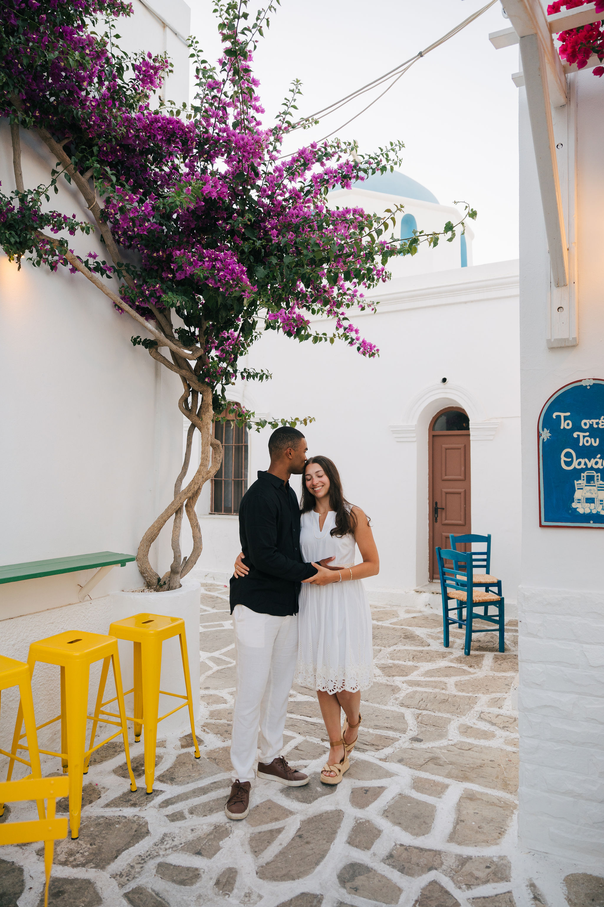 Antiparos surprise proposal photoshoot