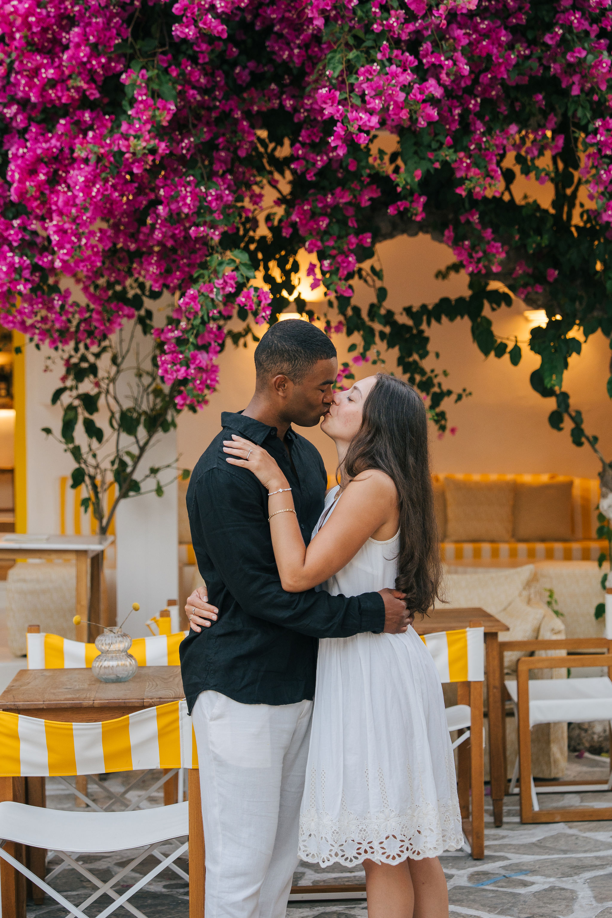 Antiparos surprise proposal photoshoot