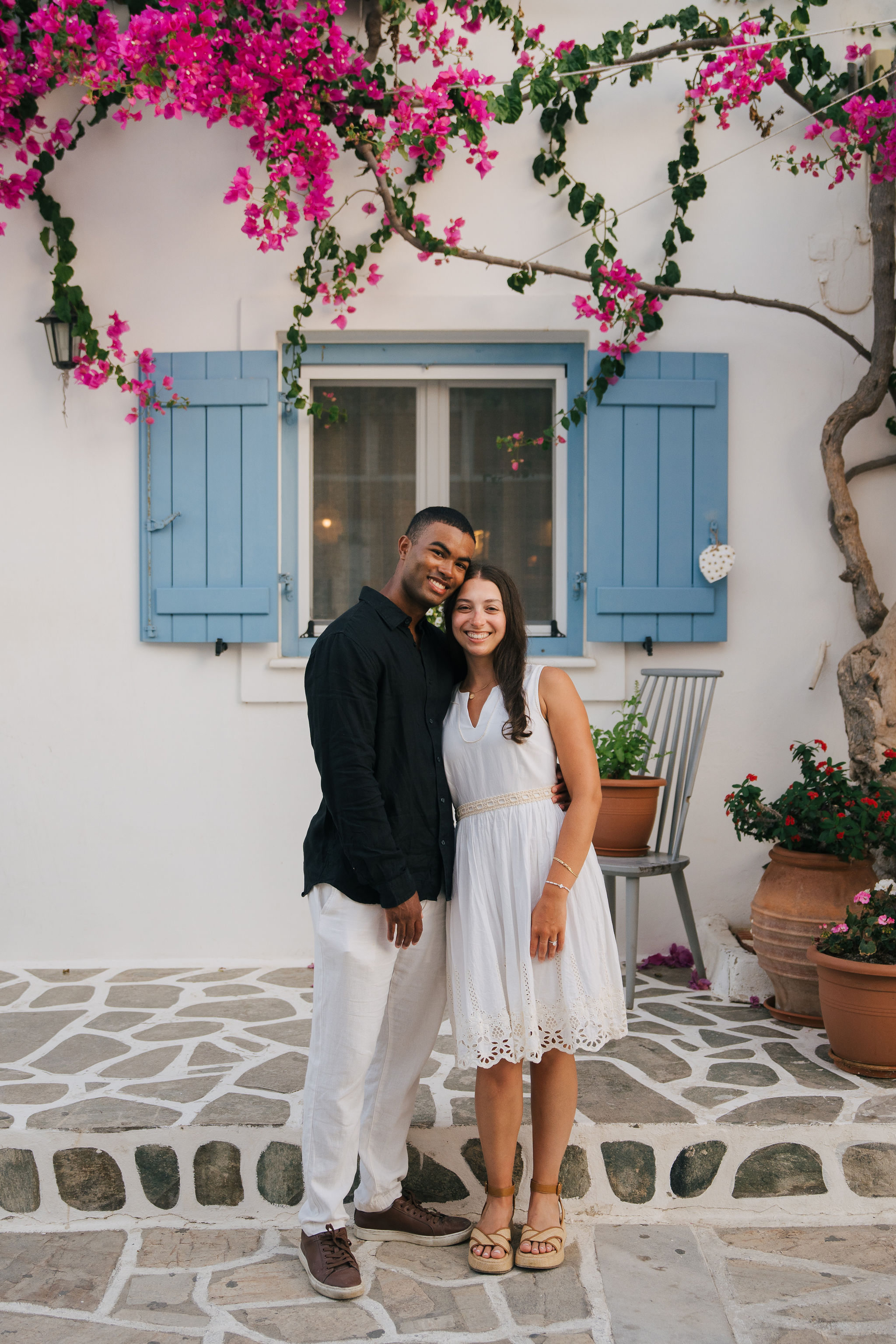 Antiparos surprise proposal photoshoot
