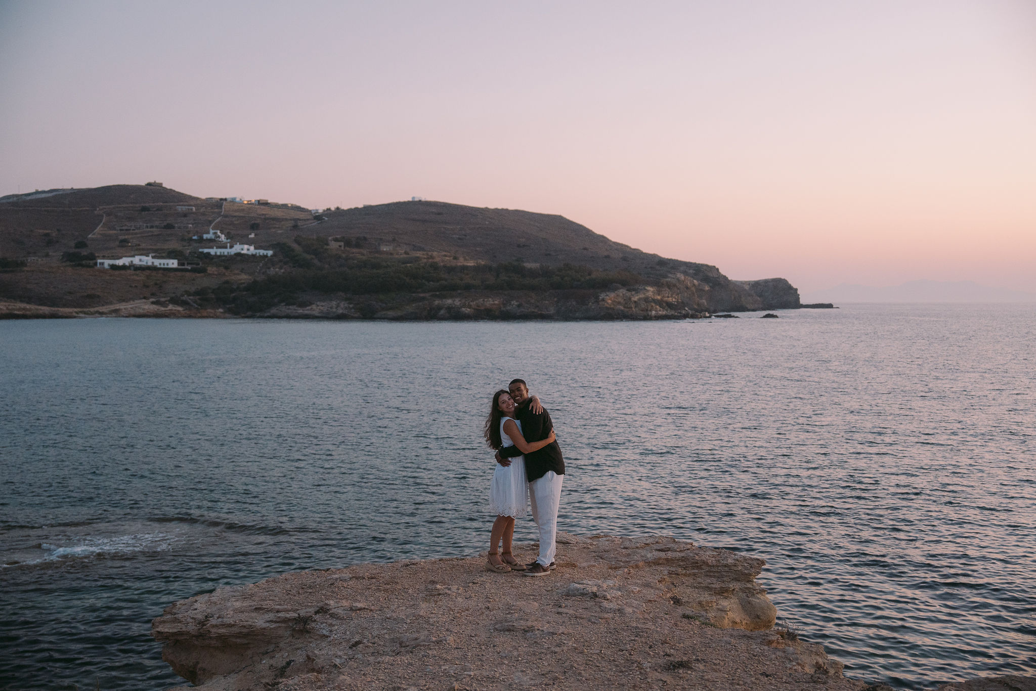 Antiparos surprise proposal photoshoot