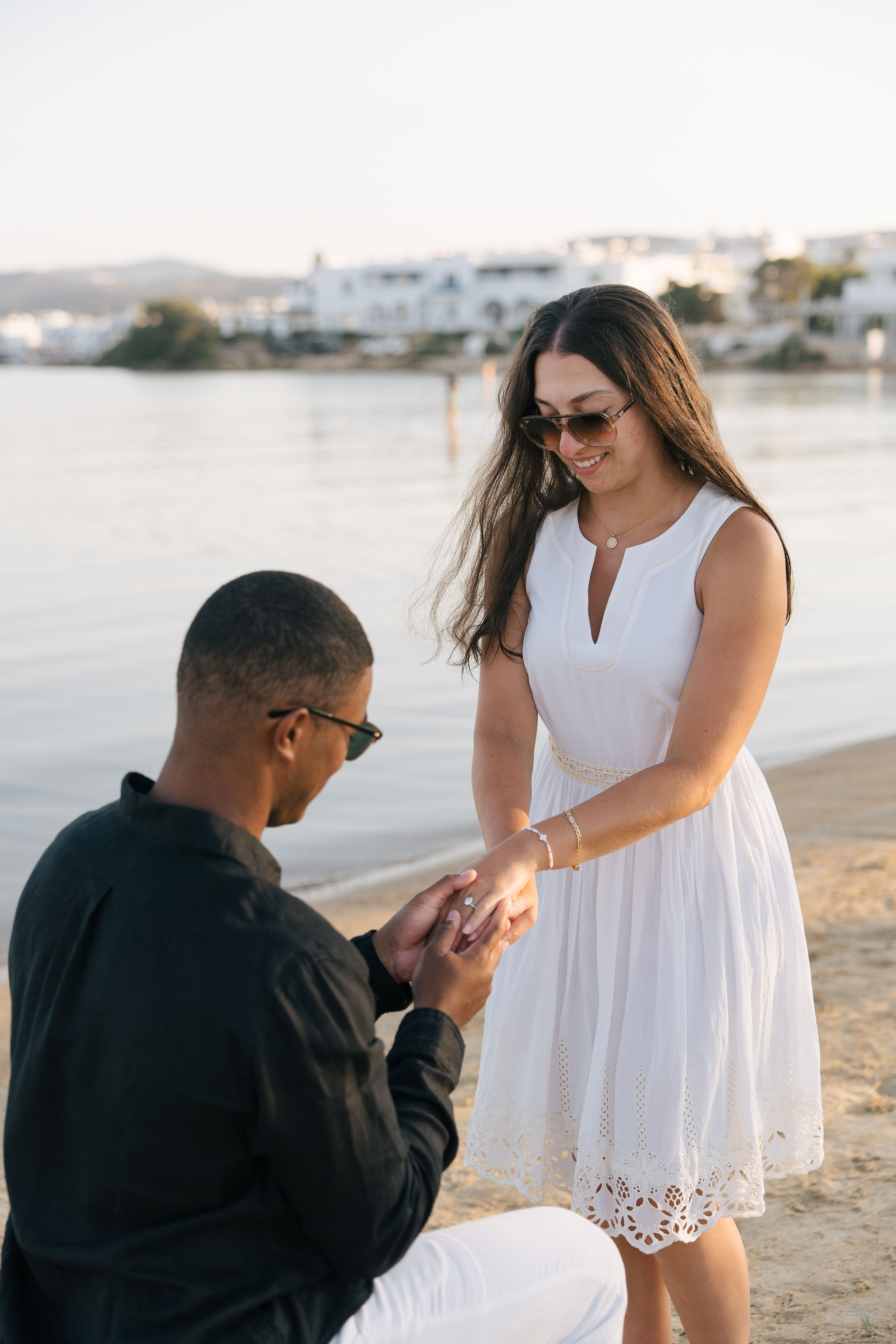Antiparos surprise proposal photoshoot