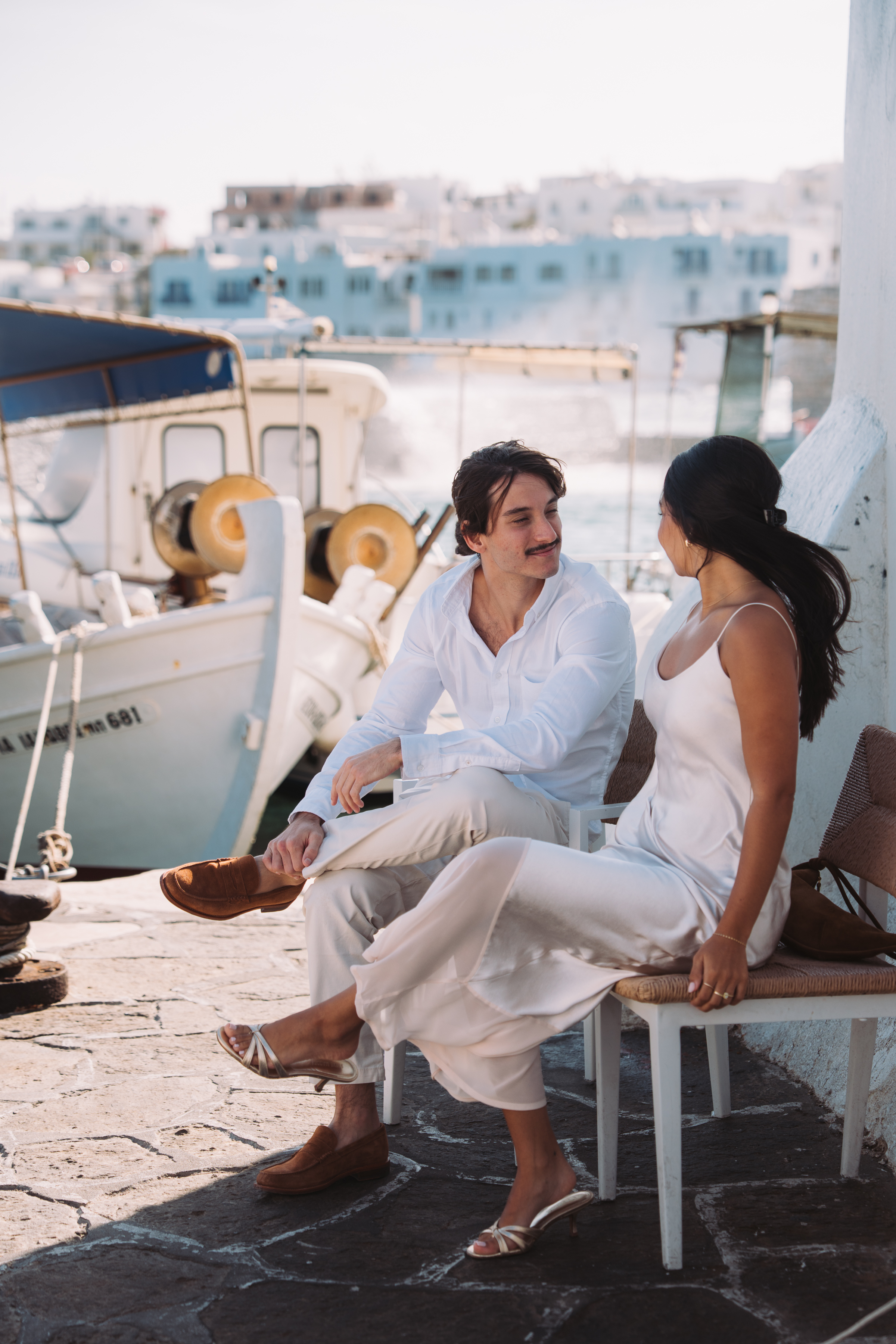 Surprise Proposal in Naoussa, Paros | Real Proposal Story