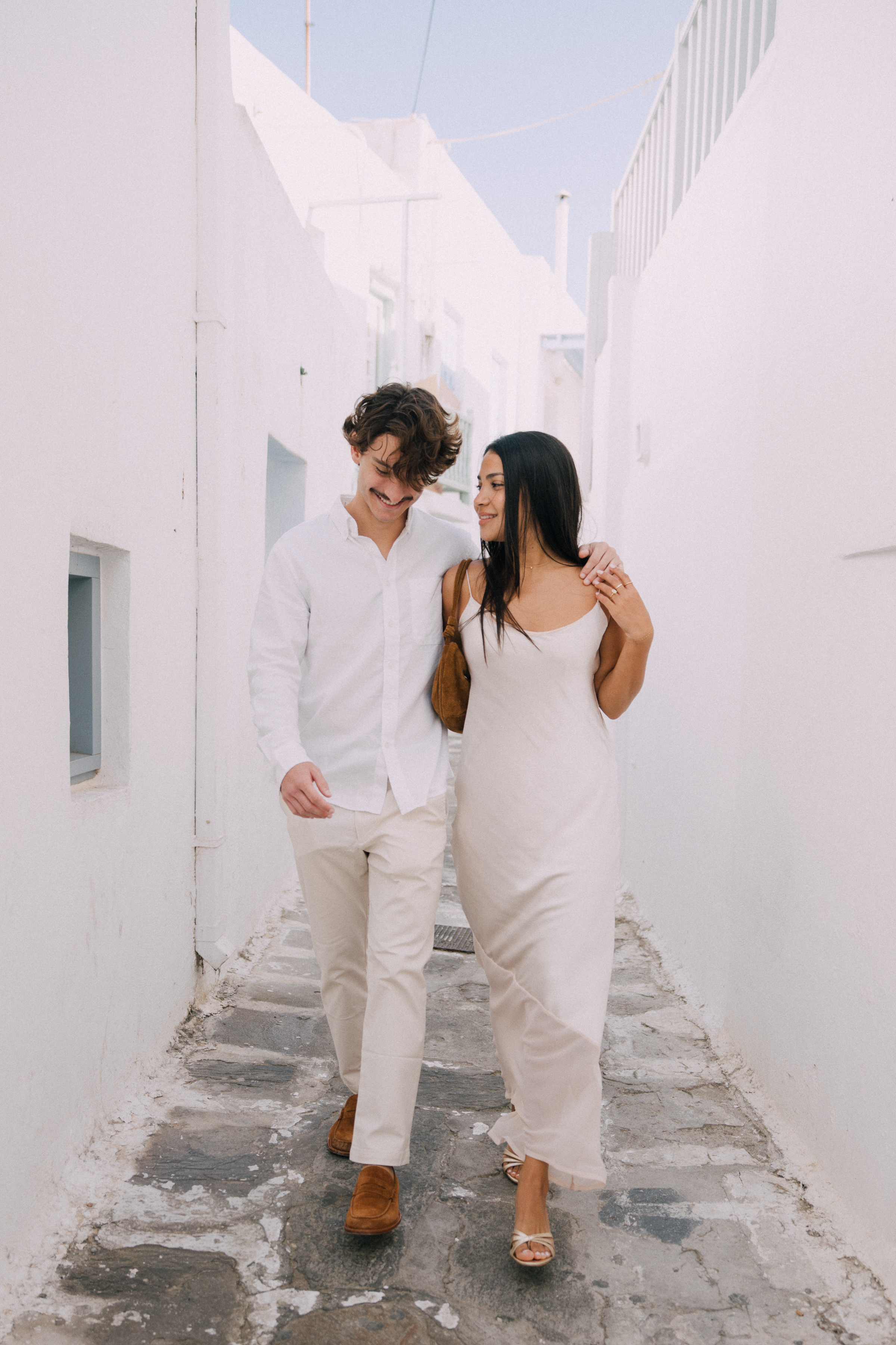 Surprise proposal in Naoussa, Paros Island
