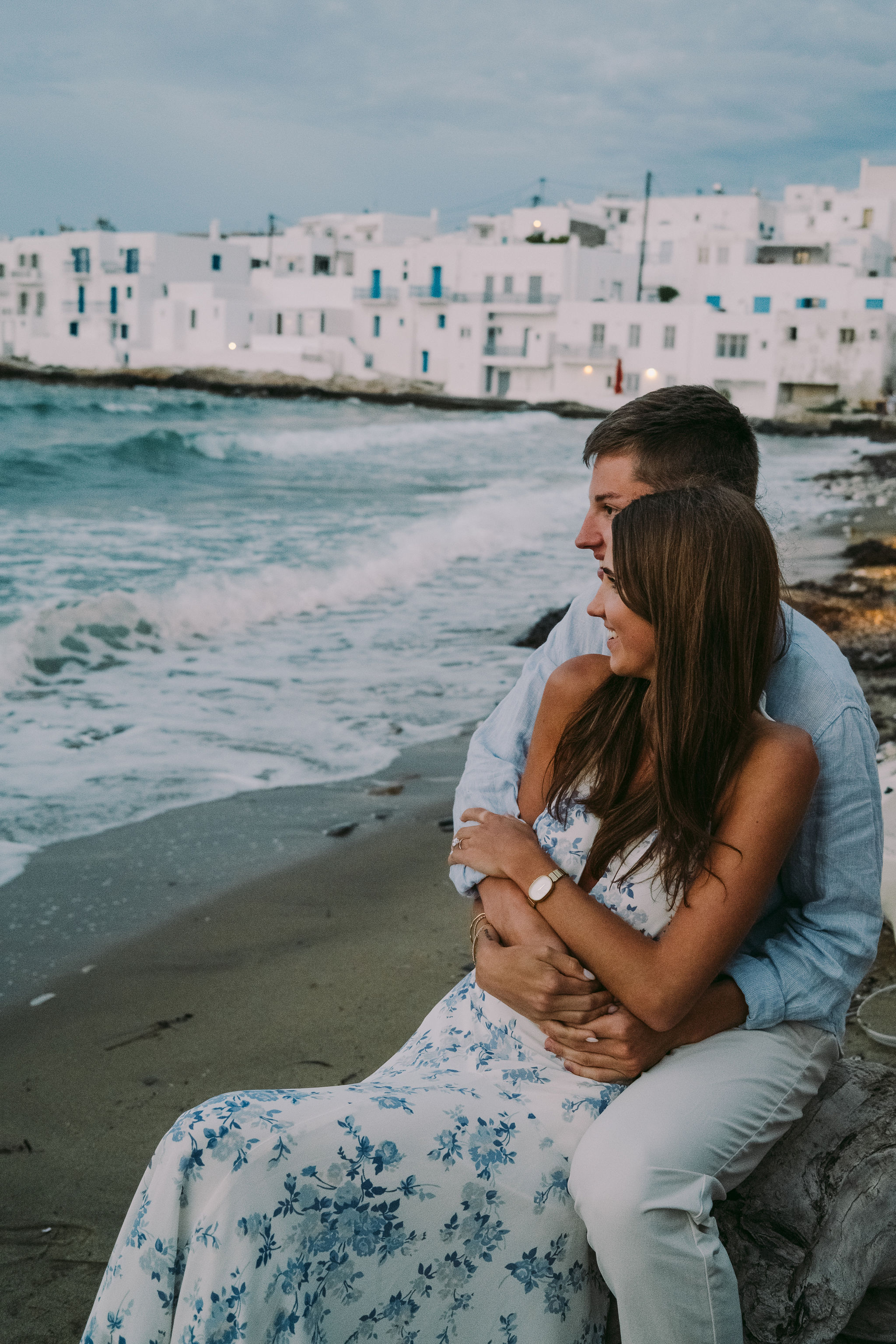 Paros surprise proposal photoshoot