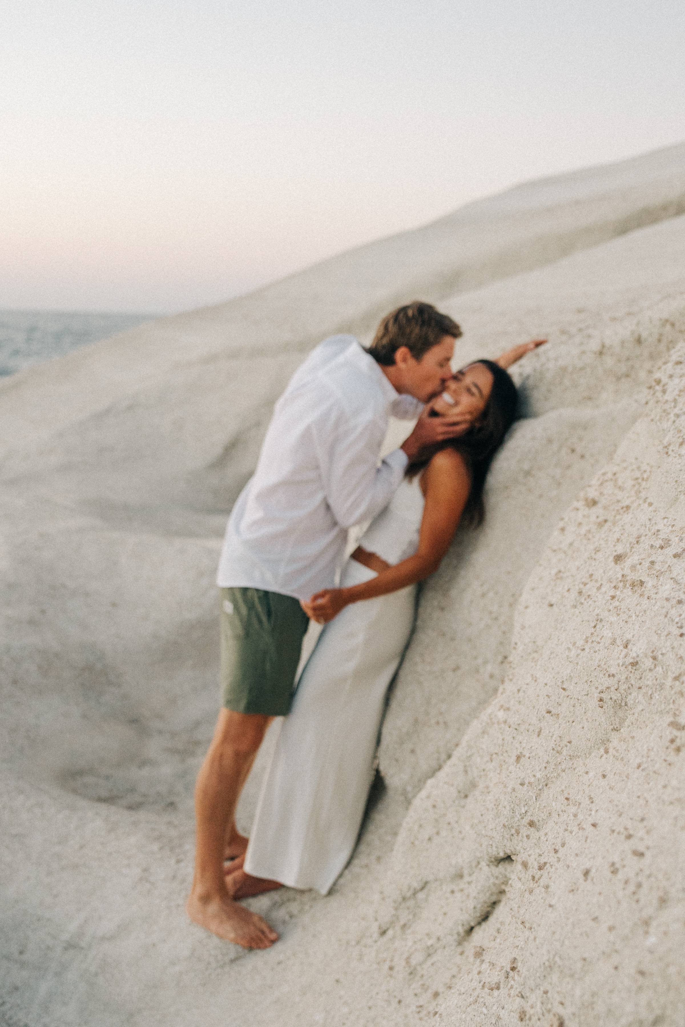 Surprise Proposal at Sarakiniko Beach, Milos | Real Proposal Story