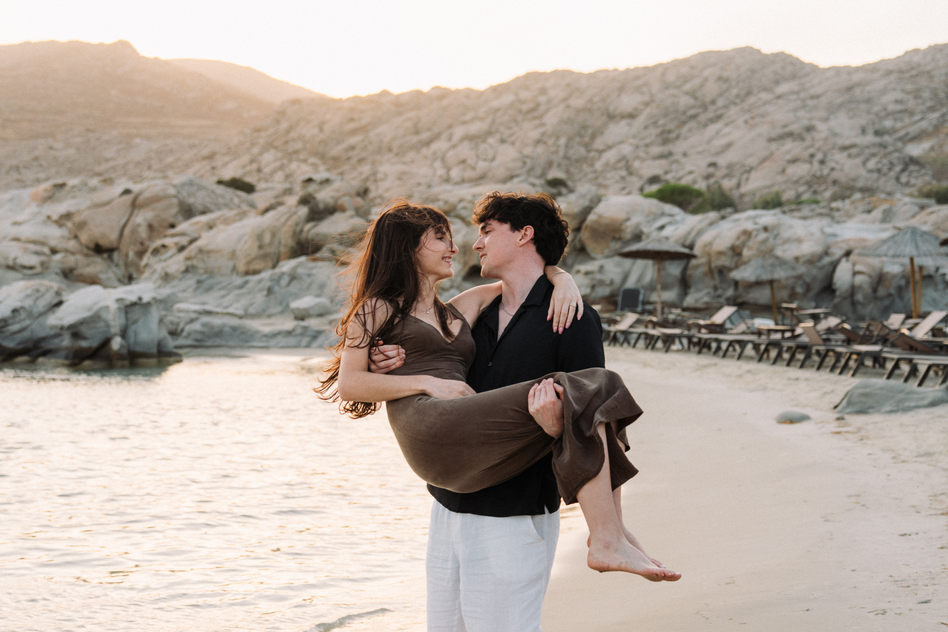 Surprise Proposal Photoshoot in Paros